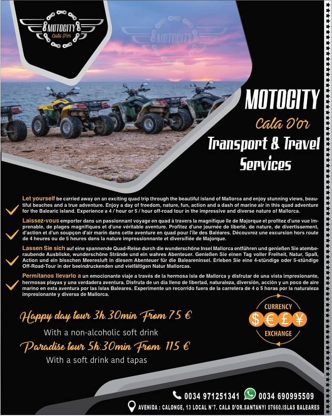 MOTOCITY CALA D&acute;OR 23