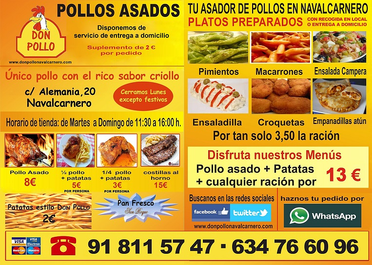 Don Pollo Navalcarnero POLLOS ASADOS