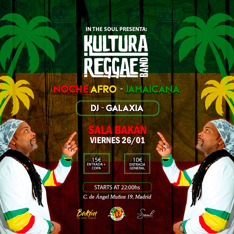 DAV&acute; KINGSTON & KULTURA REGGAE BAND GRUPOS MUSICALES
