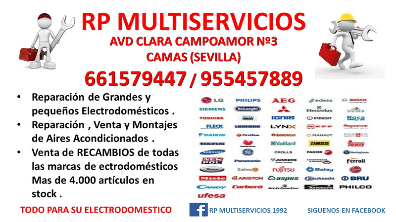 ELECTROCASIÓN : ELECTRODOMESTICOS DE OCASIÓN EN TOMARES ELECTRODOMESTICOS: RECAMBIOS Y ACCESORIOS