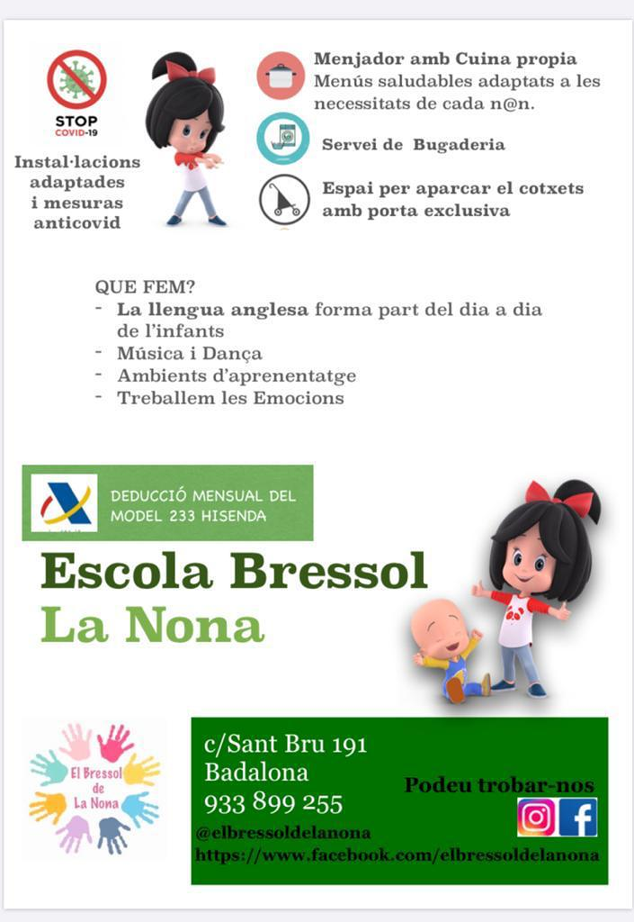 ESCOLA BRESSOL LA NONA GUARDERIAS INFANTILES
