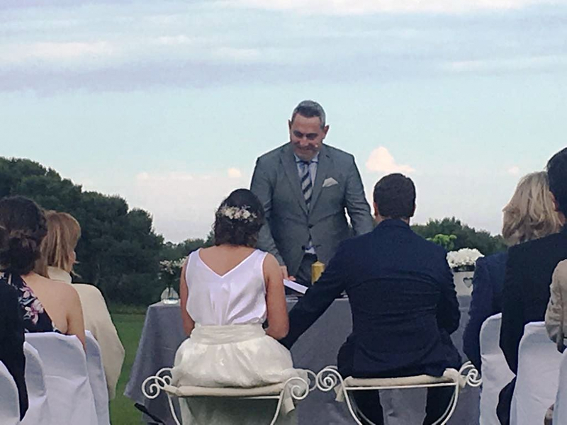 Jes&uacute;s Legaz Carre&ntilde;o, Maestro De Ceremonias The Wedding 18