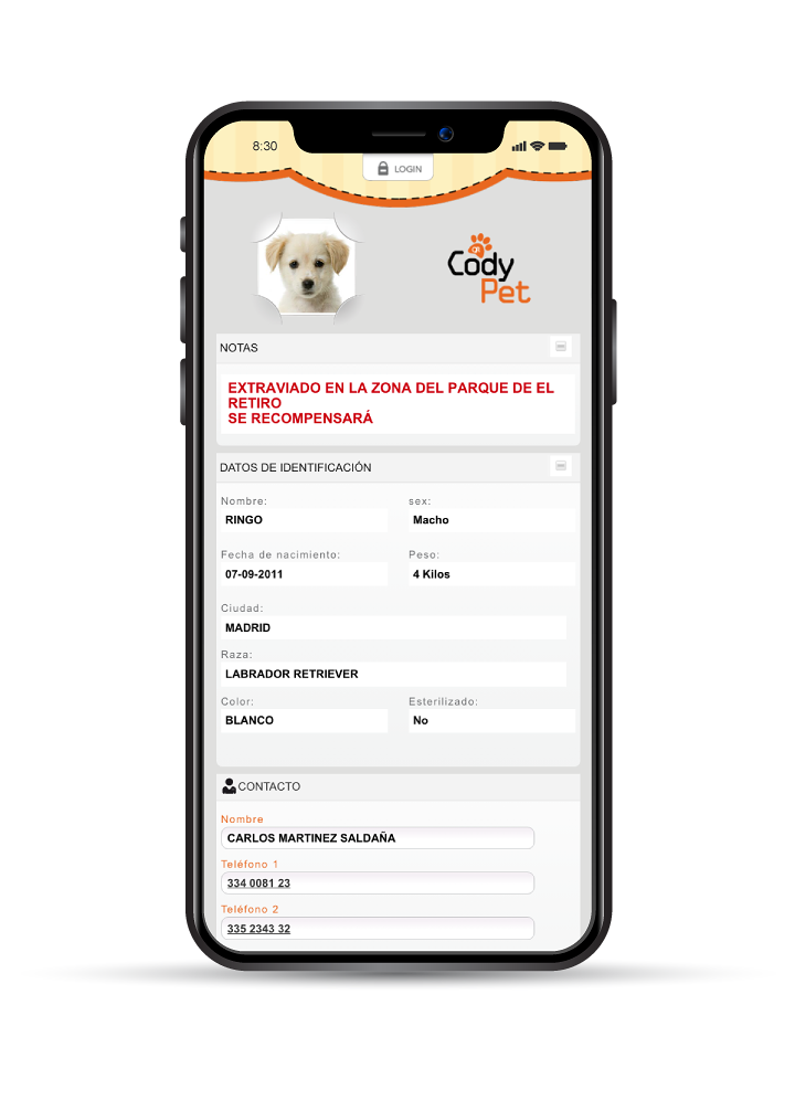 Codypet CODIGO DE BARRAS, EQUIPOS Y PROGRAMAS: FABRICACION