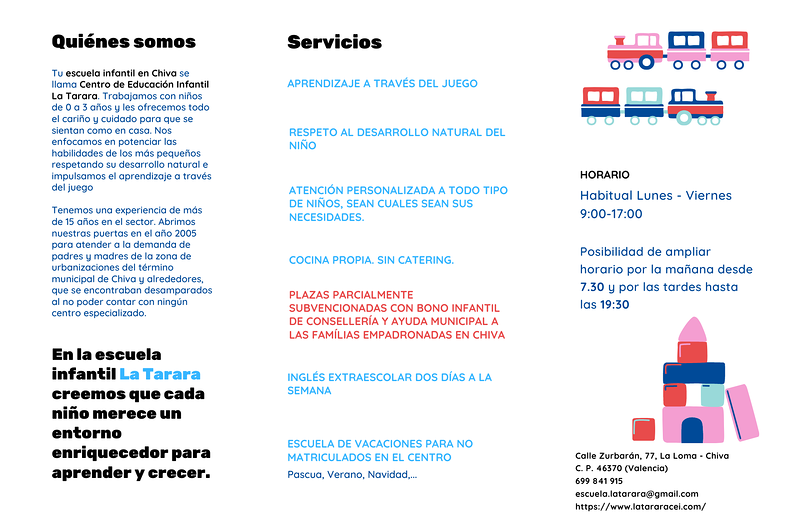 Escuela Infantil Chiva - La Tarara Chiva