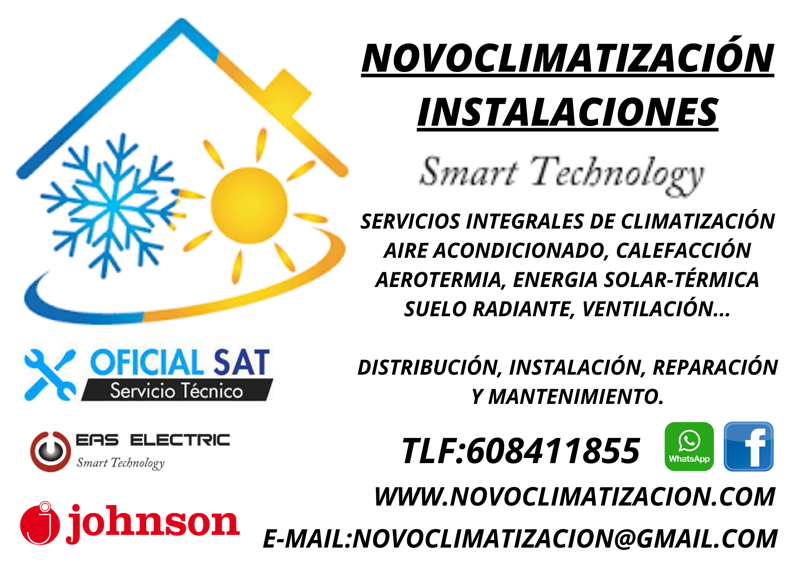 NovoClimatización AIRE ACONDICIONADO: EQUIPOS E INSTALACIONES