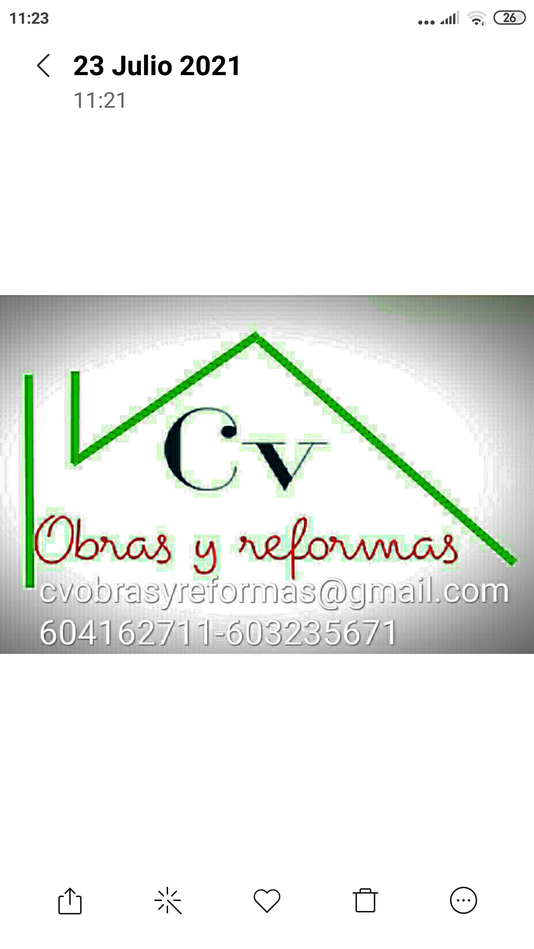 CV Obras Y Reformas