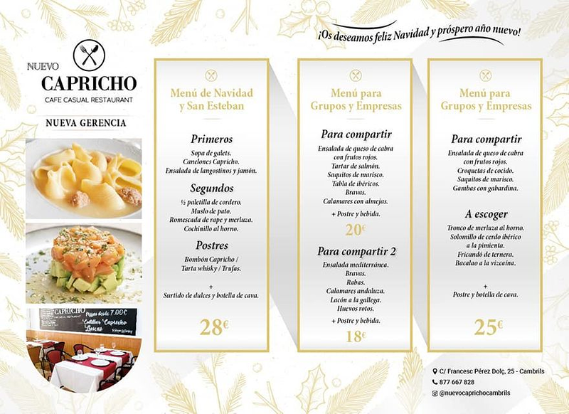 RESTAURANTE CAMBRILS- NOU CAPRICHO 28