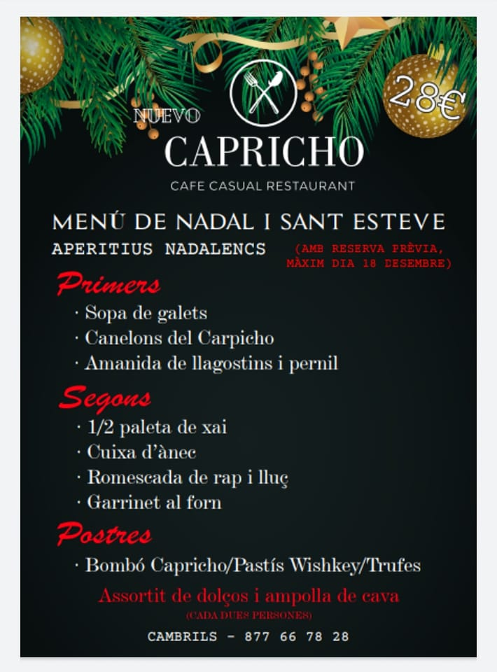 RESTAURANTE CAMBRILS- NOU CAPRICHO 32