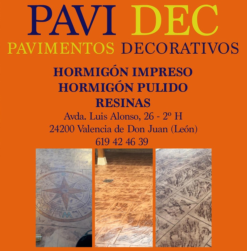 Pavimentos Decorativos Pavidec PAVIMENTOS DE HORMIGON