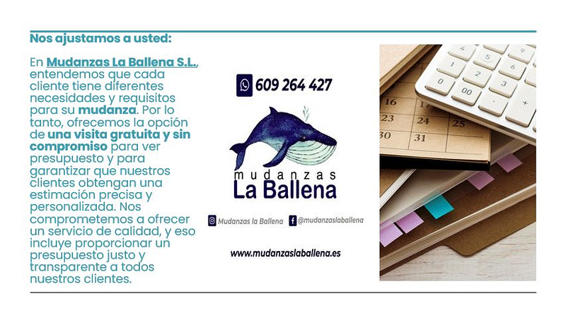 Mudanzas la Ballena Sl 8
