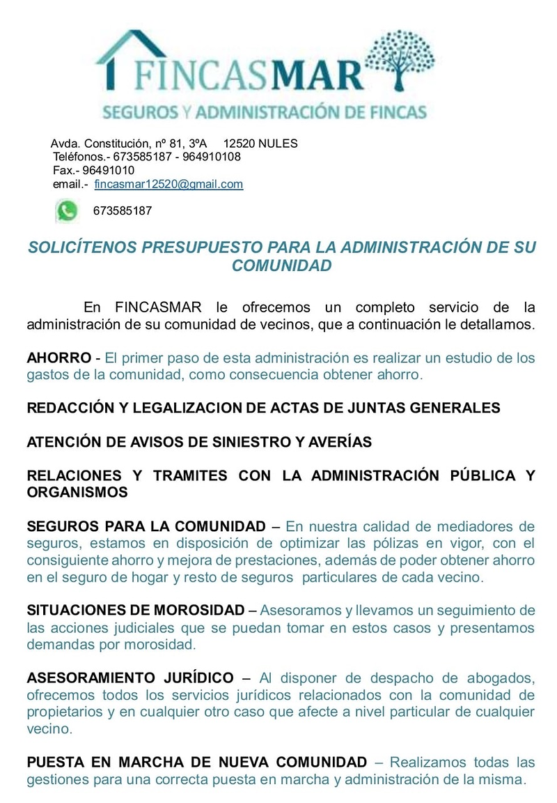 Fincasmar Nules
