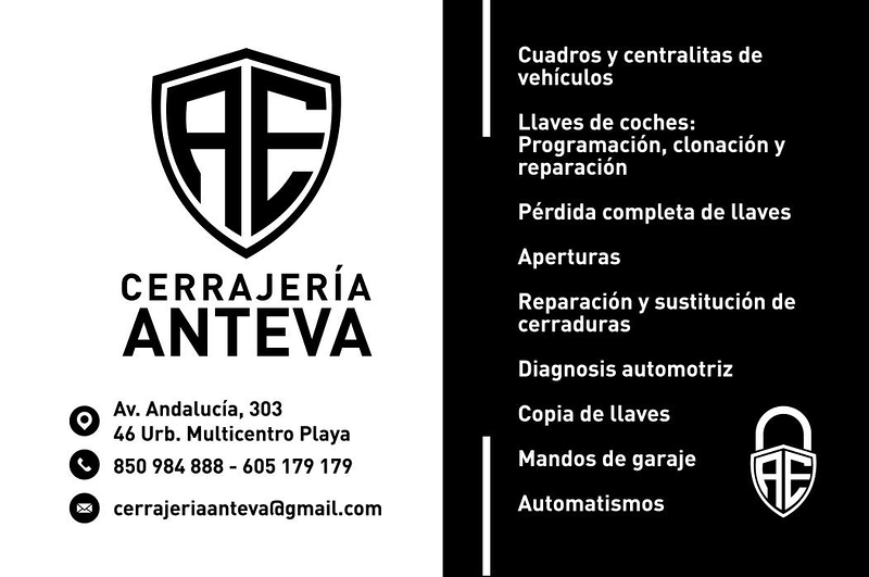 Cerrajer&iacute;a Anteva CERRAJEROS