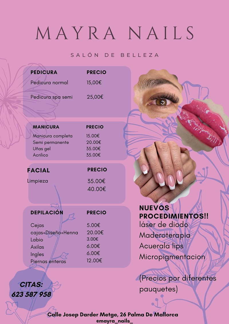 U&ntilde;as Palma Mallorca - Pesta&ntilde;as Palma Mallorca - Mayra Nails 15