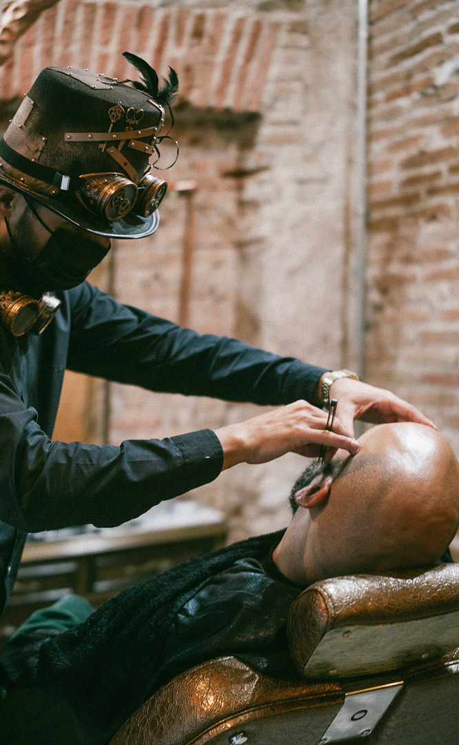 Mr. Braz Steampunk Barbershop barberia peluqueria 2
