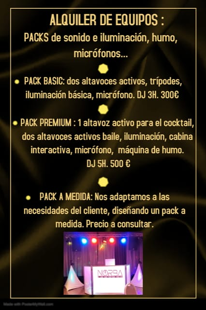 Norba Deejay Eventos EVENTOS: ORGANIZACION