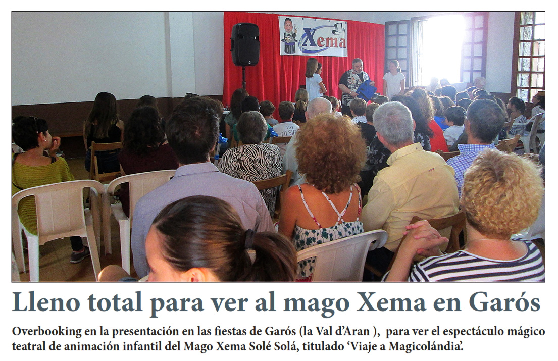 MAGIA y MON&Oacute;LOGOS con Xema, es Contratar Diversi&oacute;n Garantizada para Todas las Edades 27