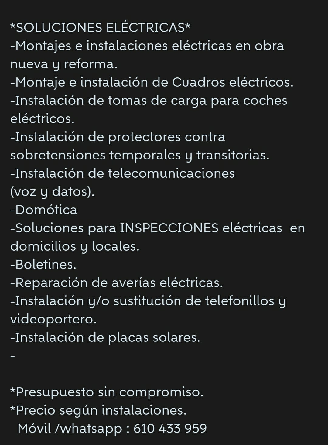 Electricista Fernando D&aacute;vila 3