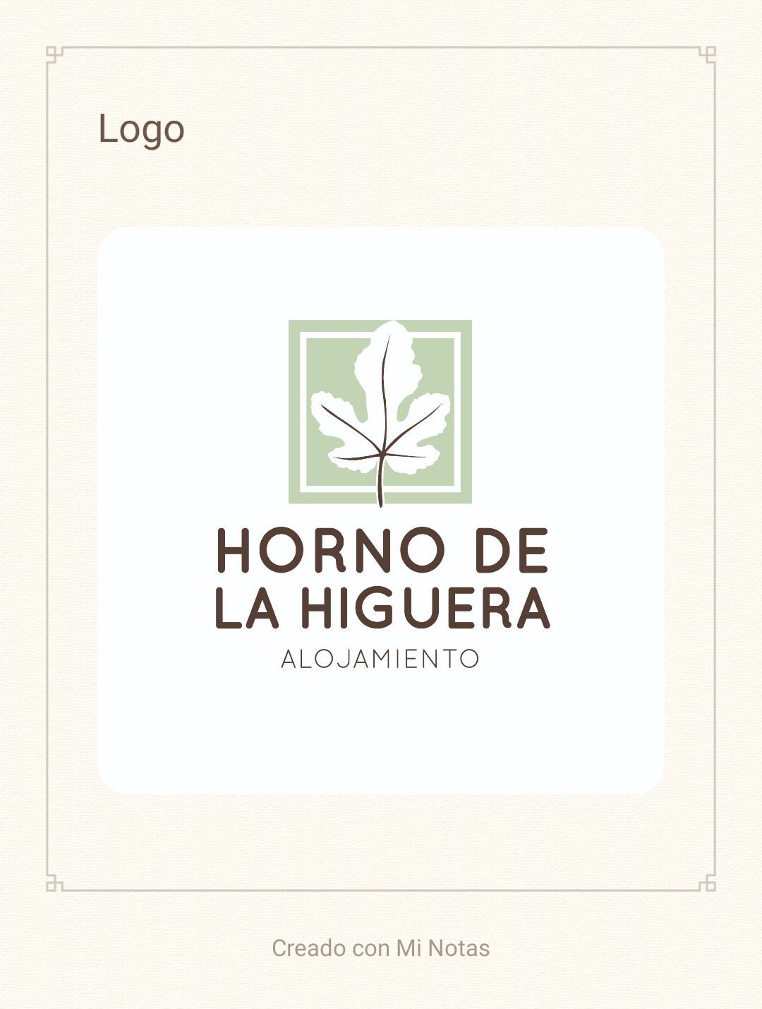 Horno de la Higuera Alojamiento