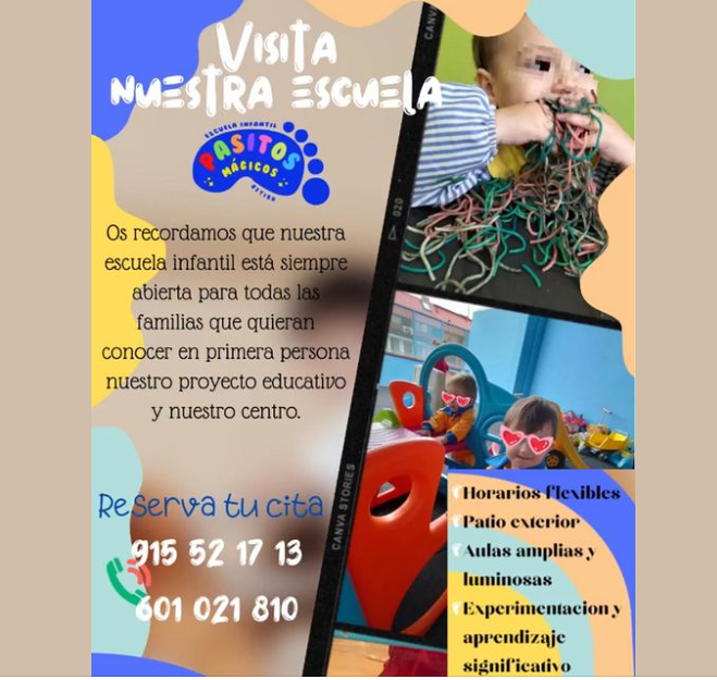 Pasitos M&aacute;gicos - Escuela Infantil Madrid