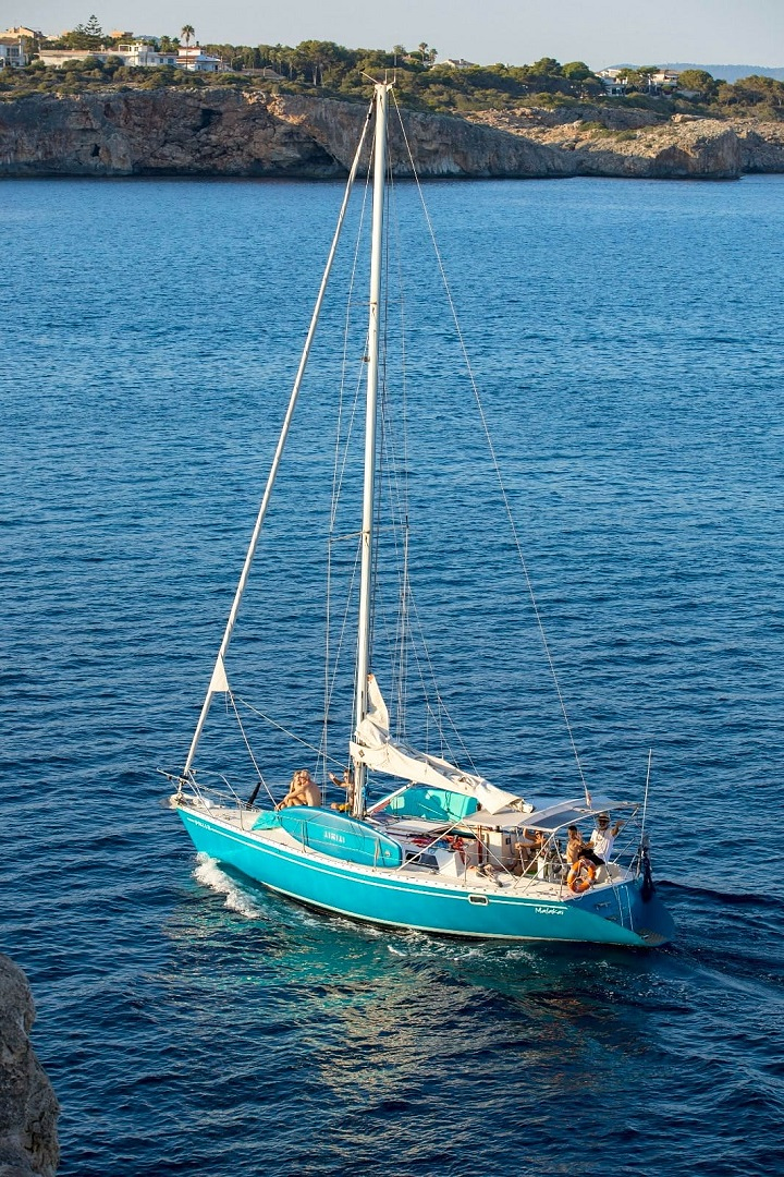 Sailing Porto Cristo-Velero Malakai 2
