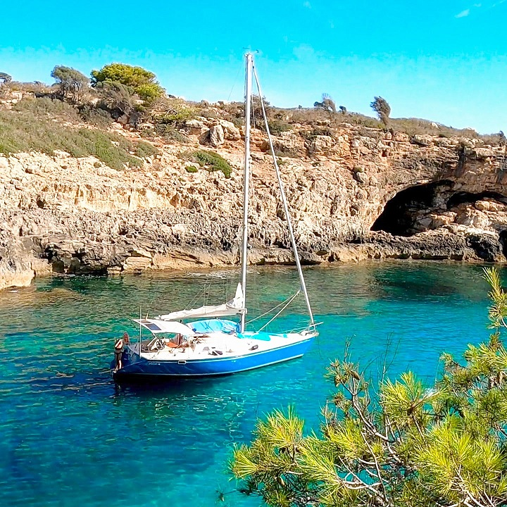 Sailing Porto Cristo-Velero Malakai 4