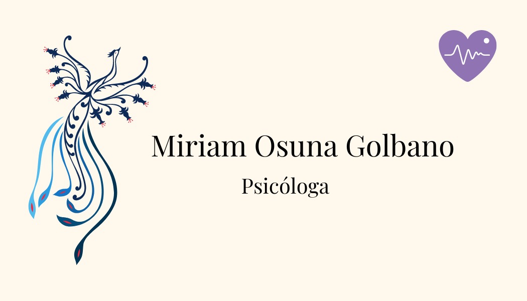 Miriam Osuna Golbano, Psicólogo