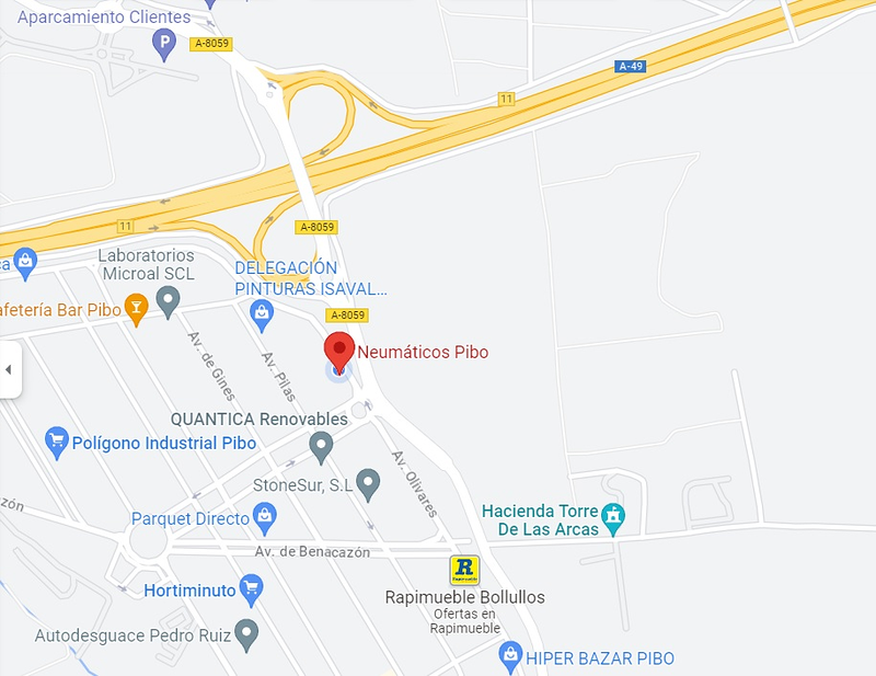 Neum&aacute;ticos y Servicios Pibo Bollullos de la Mitación