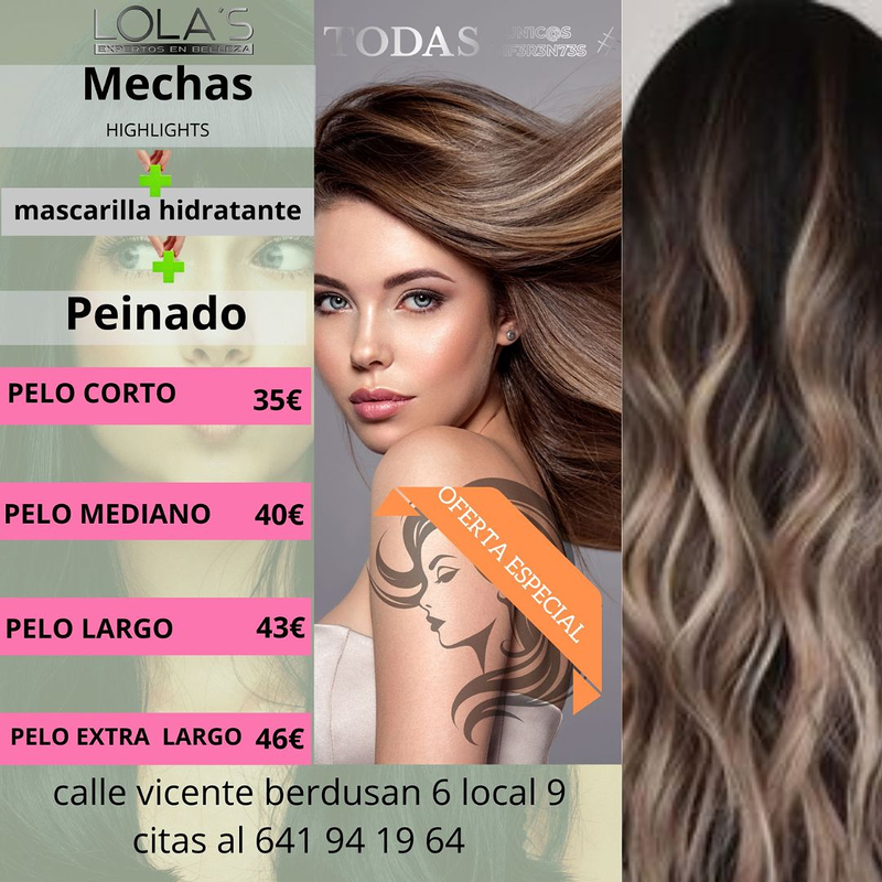 Peluquer&iacute;a Lolas Expertos en Belleza Especialistas en Mechas Rubias Balayage 5