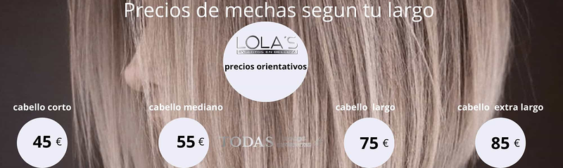 Peluquer&iacute;a Lolas Expertos en Belleza Especialistas en Mechas Rubias Balayage 24