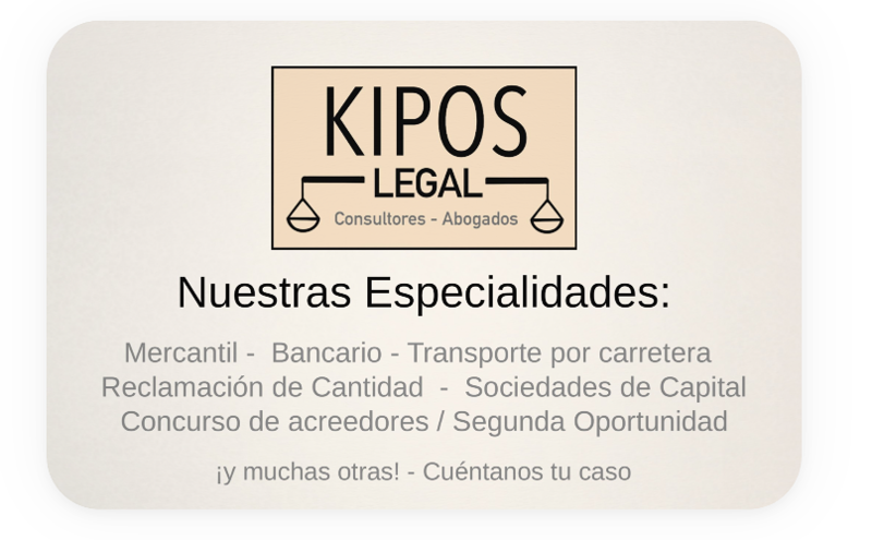Kipos Legal ABOGADOS ESPECIALISTAS EN DERECHO MERCANTIL