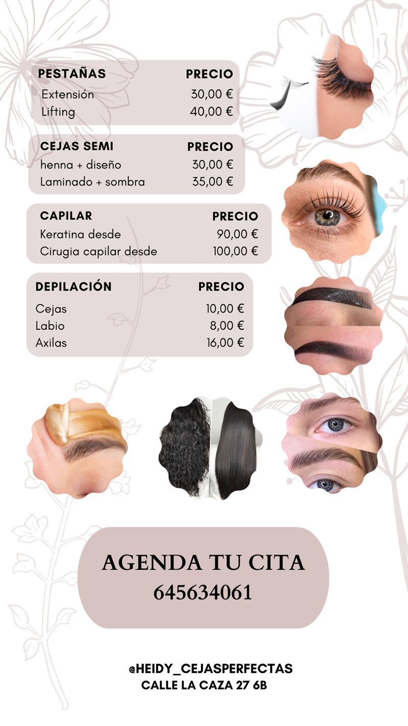 Heidy Cejas Perfectas, Micropigmentaci&oacute;n, Lifting y Extensiones de Pesta&ntilde;as. 2