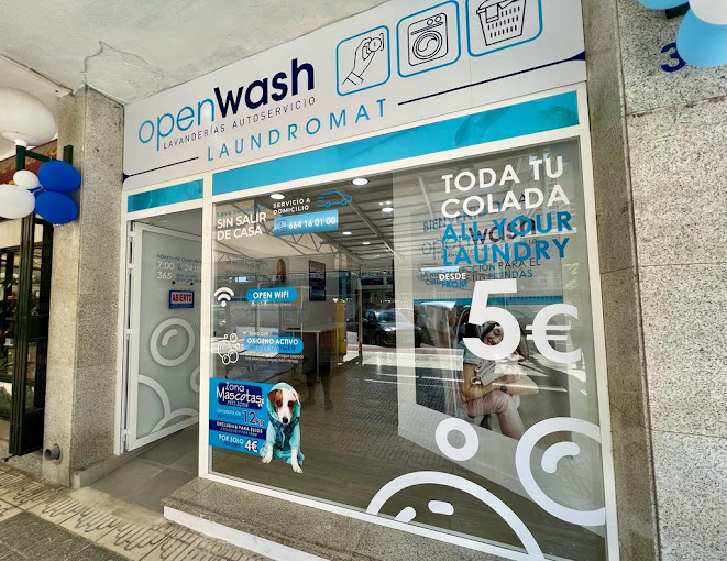 Lavandería Autoservicio Open Wash Garden -Playa de San Juan