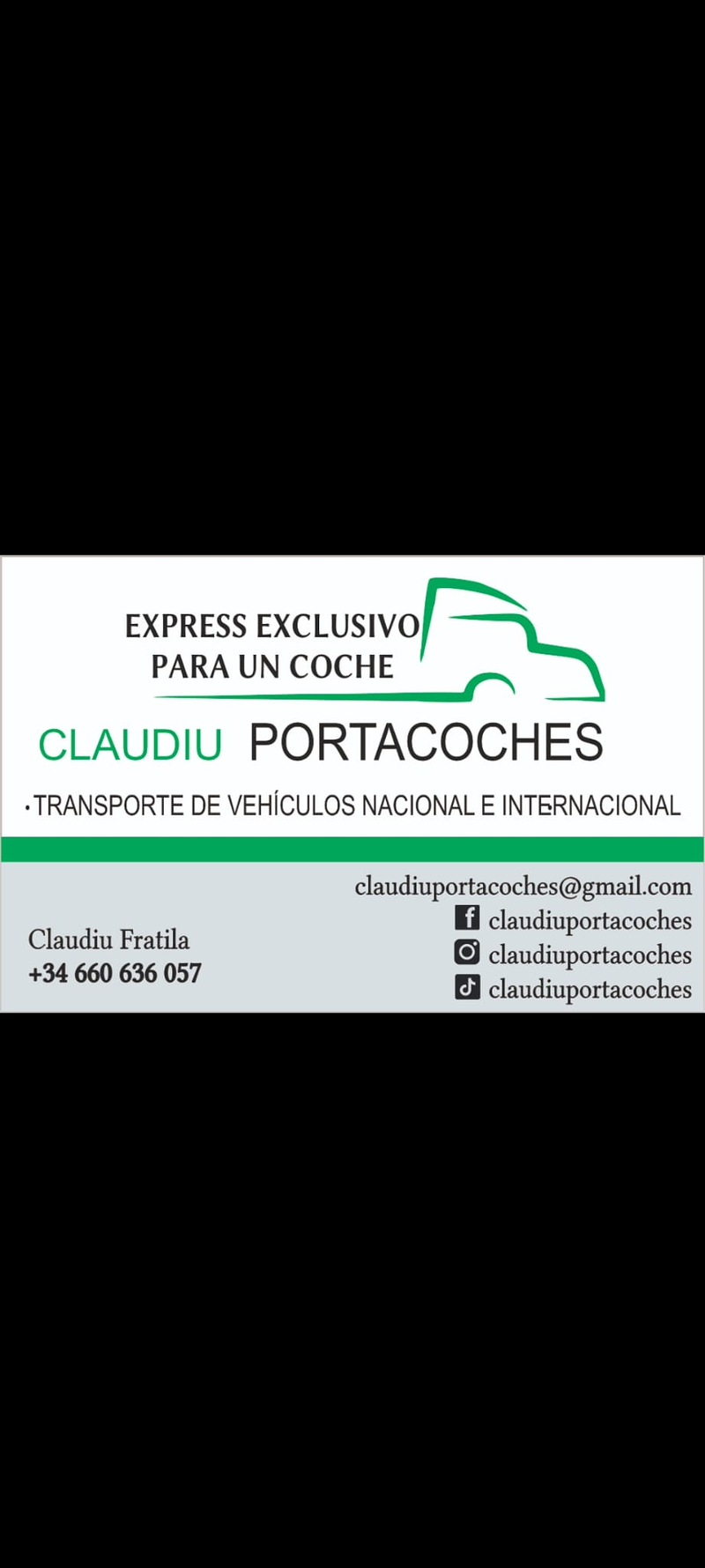 Claudiu Ioan Fratila TRANSPORTES POR CARRETERA