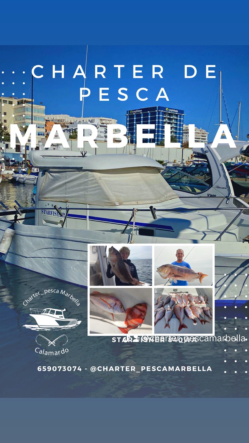 Charter_ Pesca Marbella BARCOS DE PESCA DEPORTIVA: ALQUILER