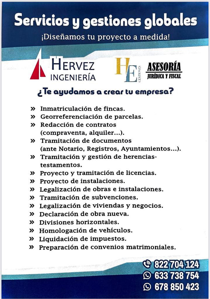 HE Gestiones Asesoría Jurídica y Fiscal & Hervez Ingeniería GESTORIAS ADMINISTRATIVAS