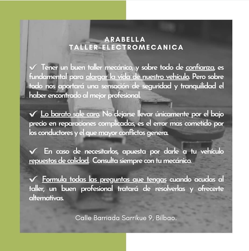 ARABELLA -TALLER / ELECTROMECÁNICA 4