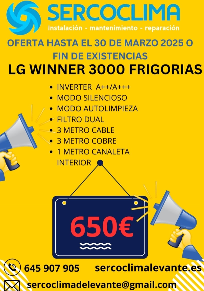 Sercoclimalevante AIRE ACONDICIONADO: EQUIPOS E INSTALACIONES