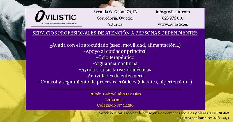 Ovilistic. Servicio de cuidados Oviedo