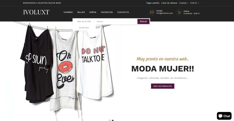 Ivoluxt ROPA DE SEÑORA Y CABALLERO: DISTRIBUCION