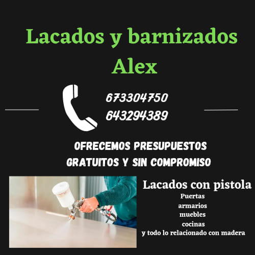 Lacados y Barnizados Alex