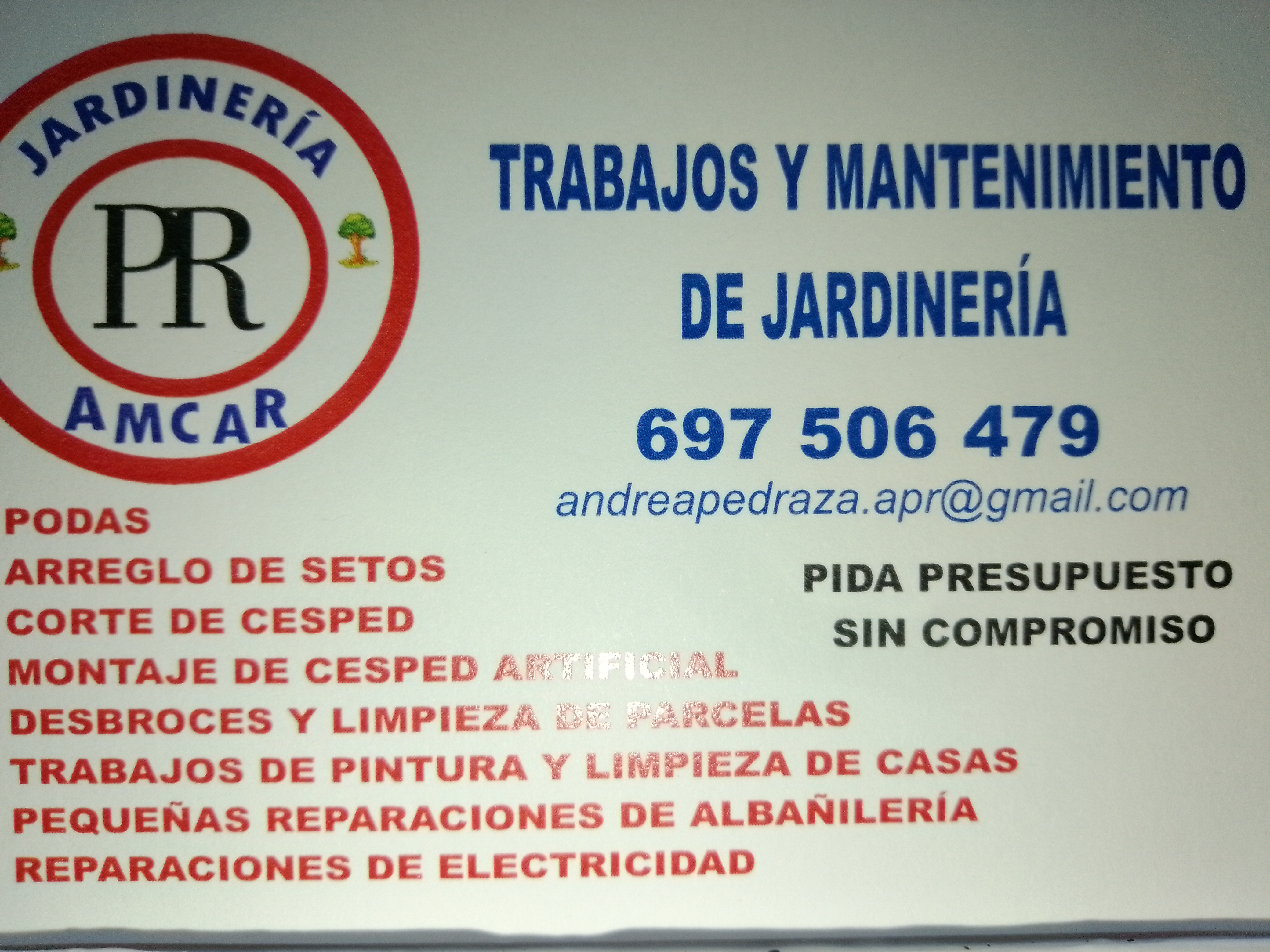 Jardinería Pedraza Amcar