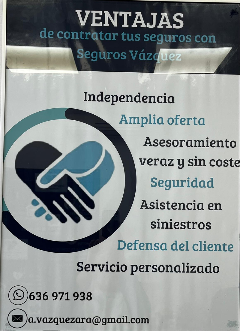 Seguros V&aacute;zquez Montequinto SEGUROS: CORREDURIAS