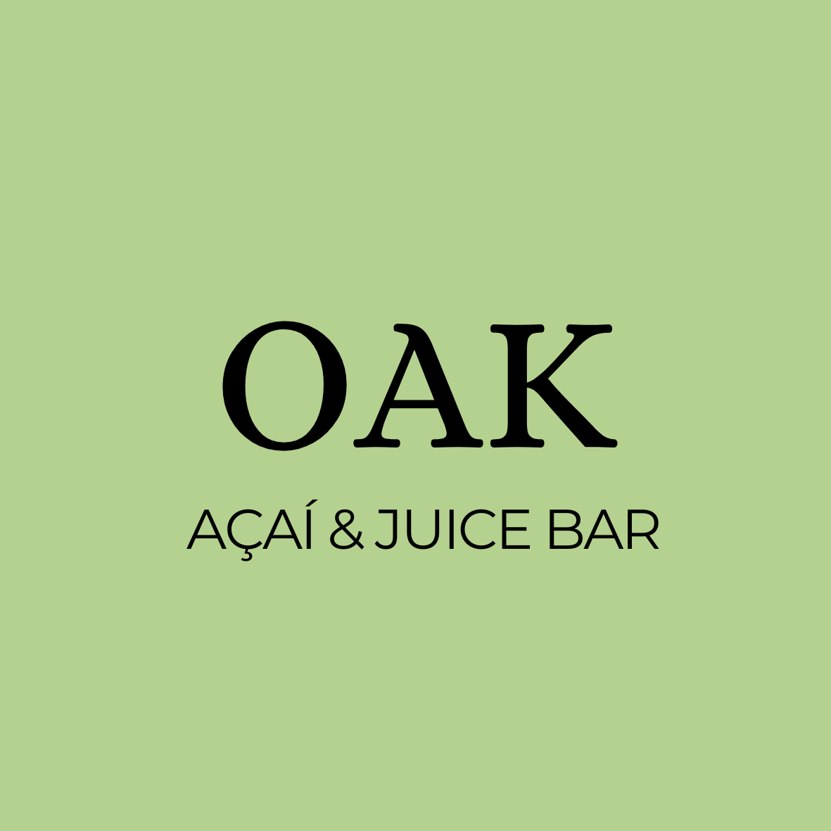 Oak. Juice Bar - Açaí