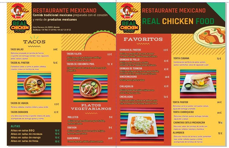 Restaurante Mexicano Real Chicken Food 3