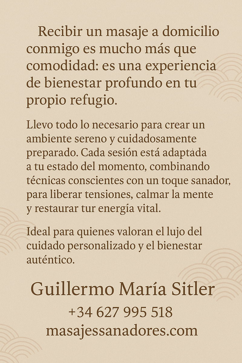 Masajes Sanadores Donostia 8