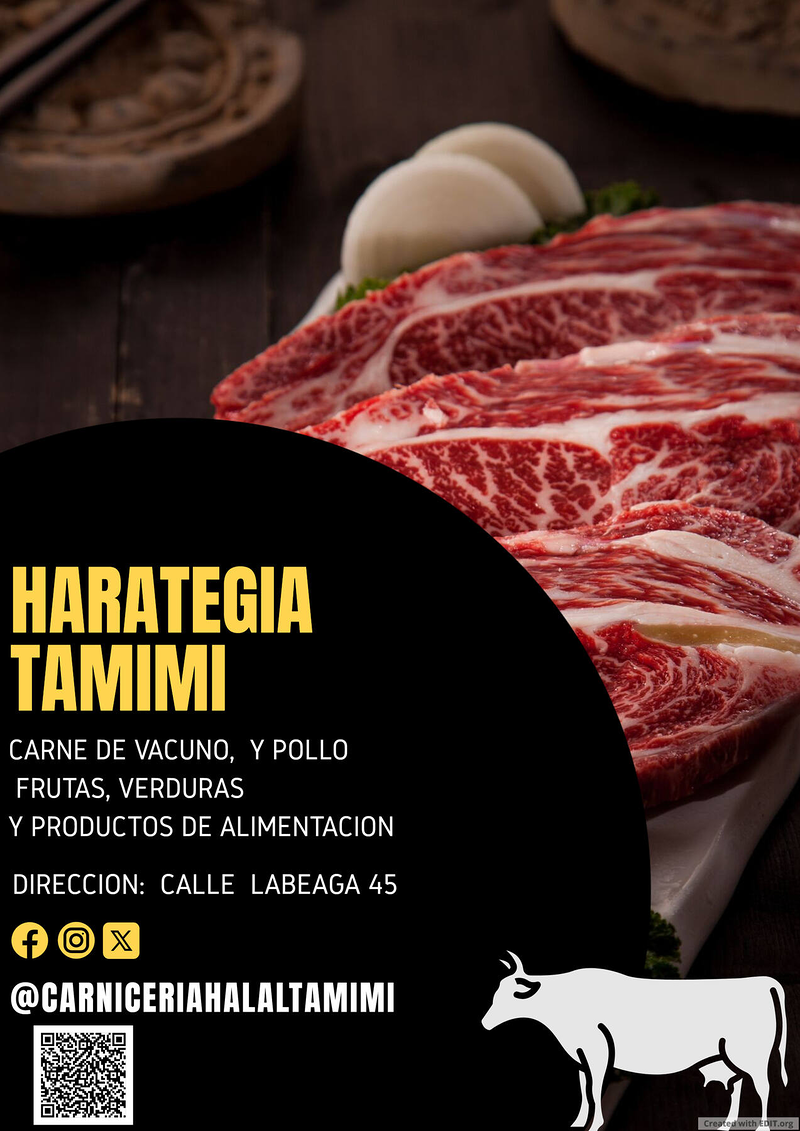 Carnicer&iacute;a Halal TAMIMI Urretxu