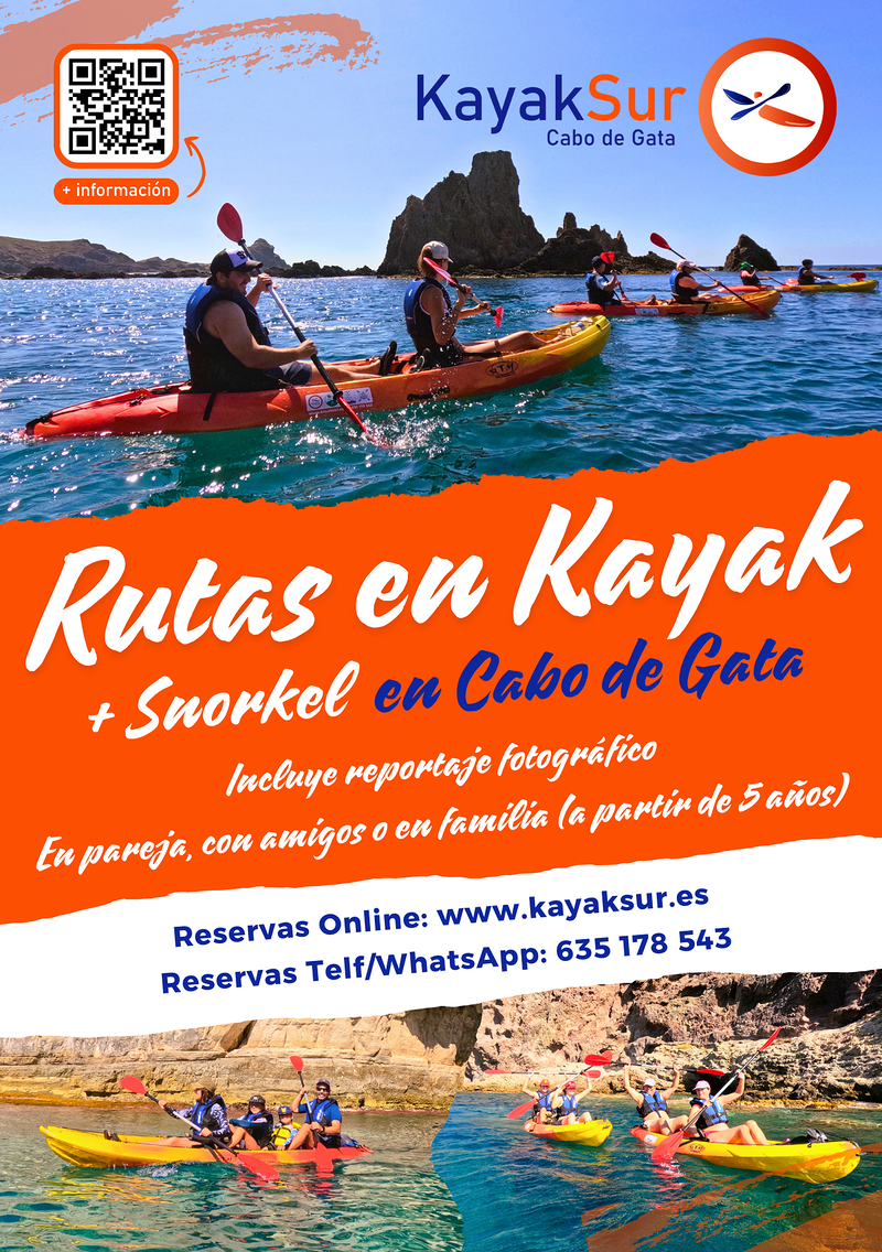 Kayak Cabo de Gata - Rutas y Excursiones - KayakSur 5