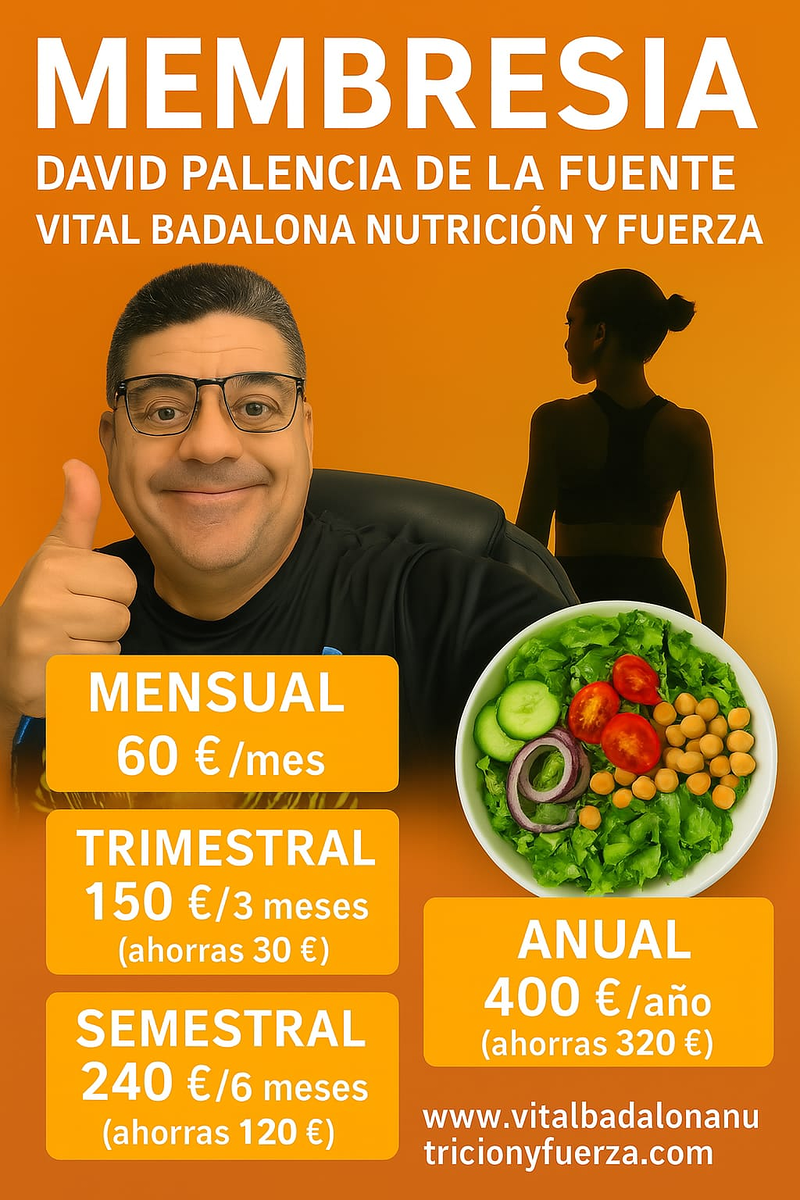 David Palencia de la Fuente, Vital Badalona Nutrición y Fuerza. 13