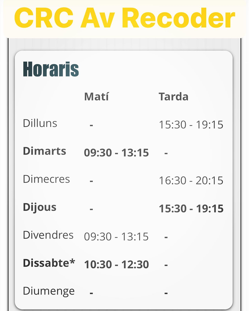 CRC Av Recoder Matar&oacute; 4