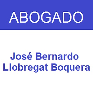 Abogado José Bernardo Llobregat Boquera